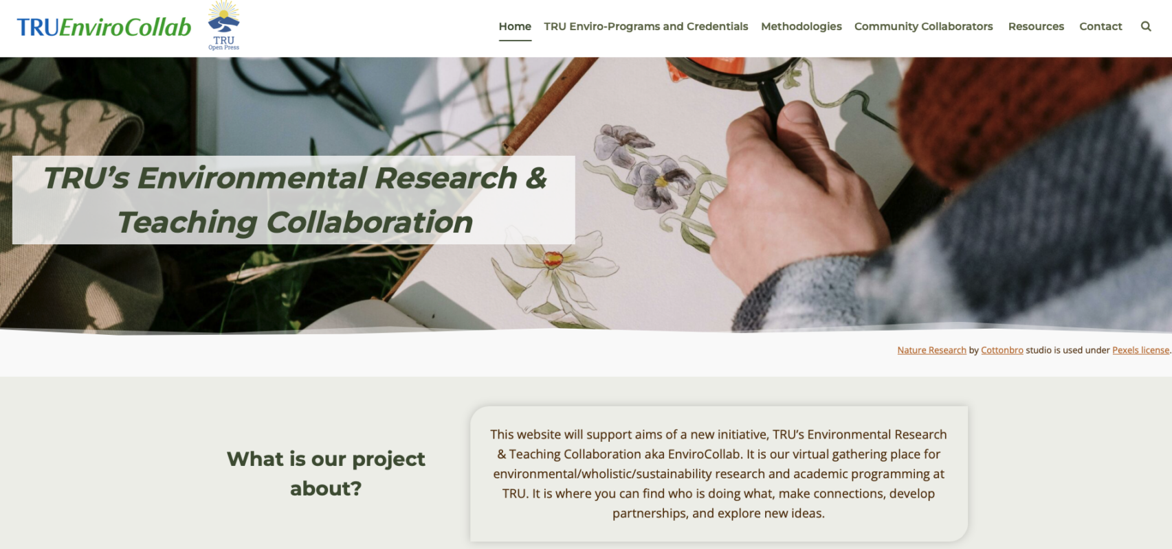 TRUEnviroCollab – Environmental Research and Teaching Collaboration (ISP Initiative)